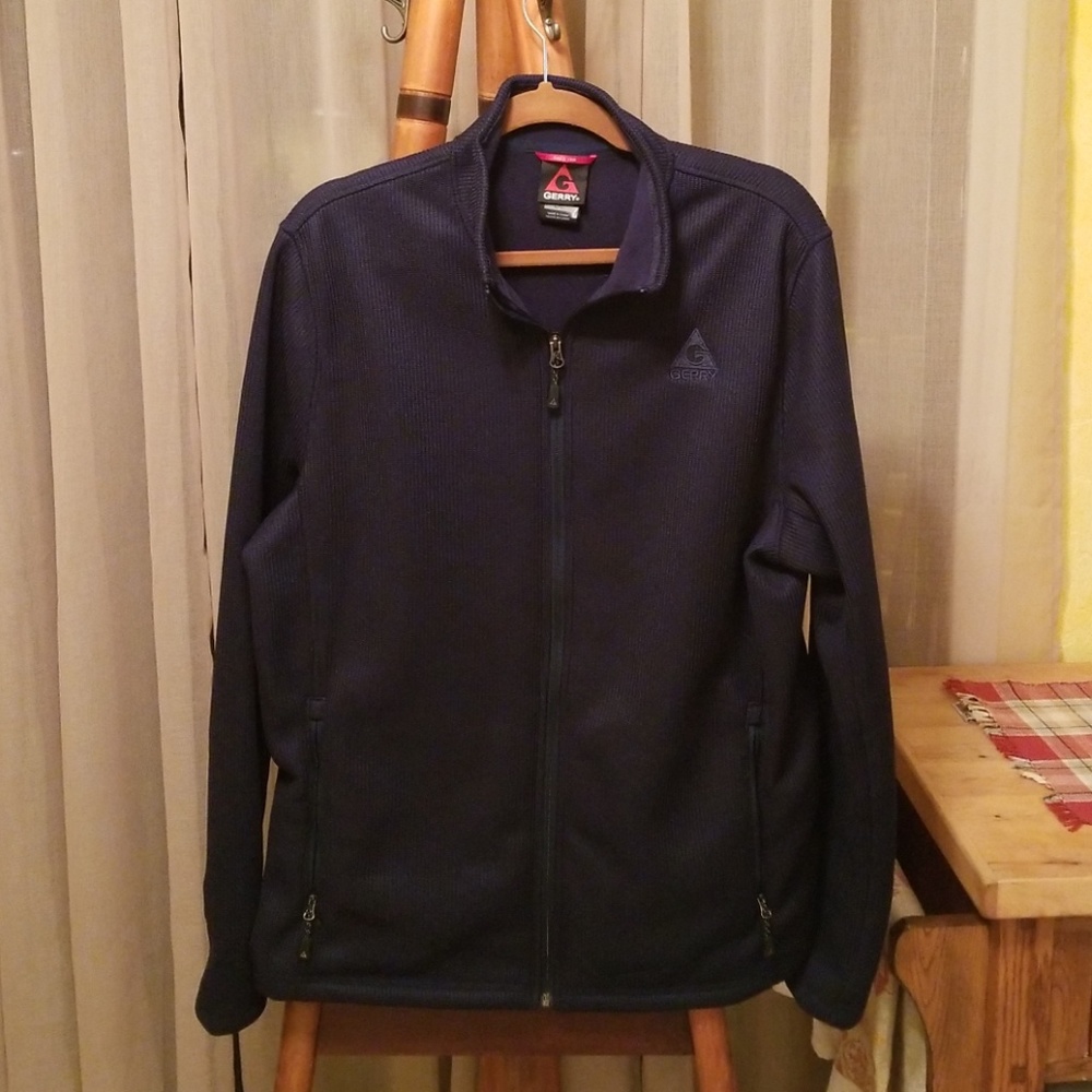 Gerry Heavy Rib-Knit Full Zip Fleece Lined Jacke